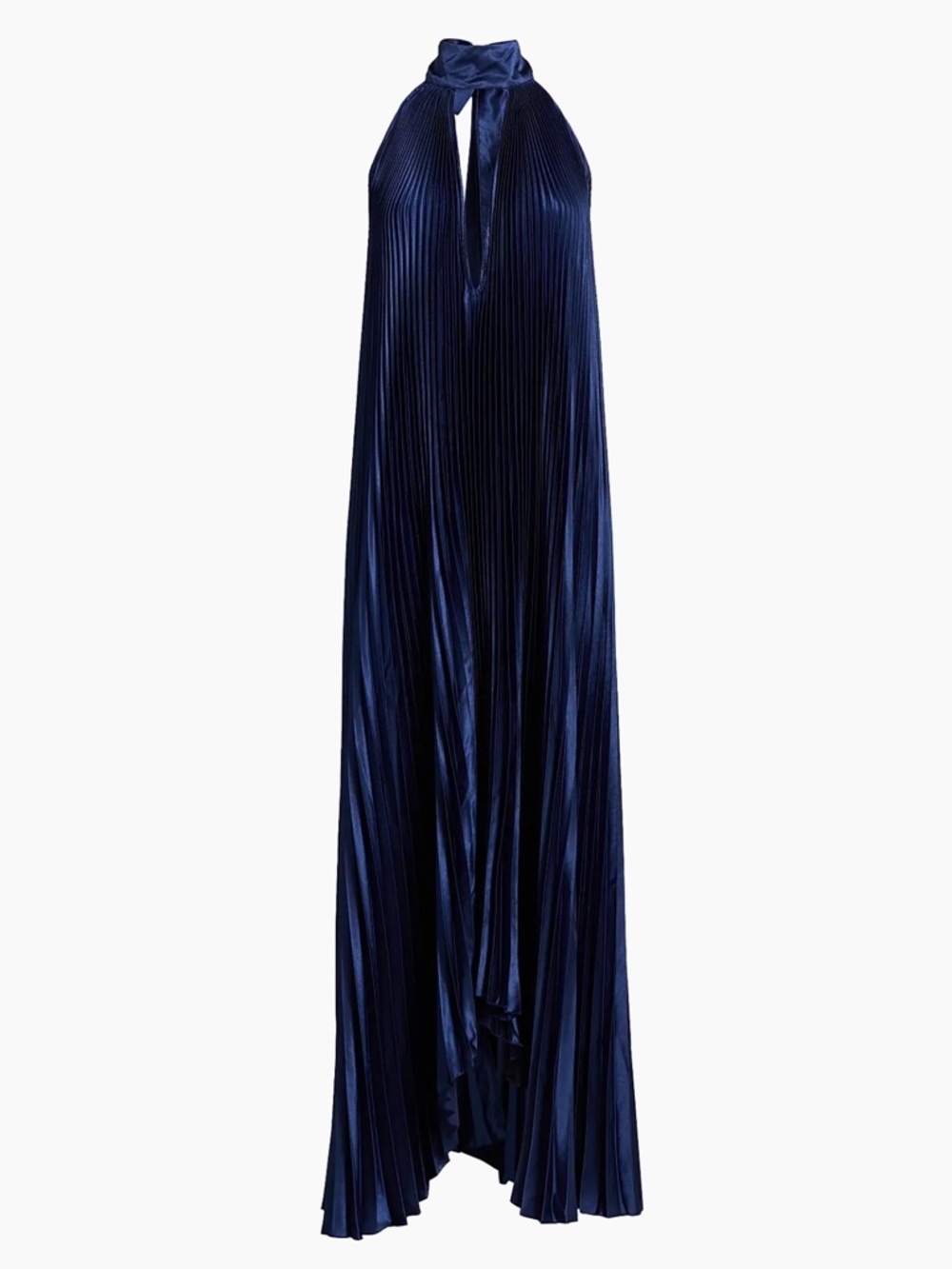 L’idee Opera Pleated Halterneck Gown